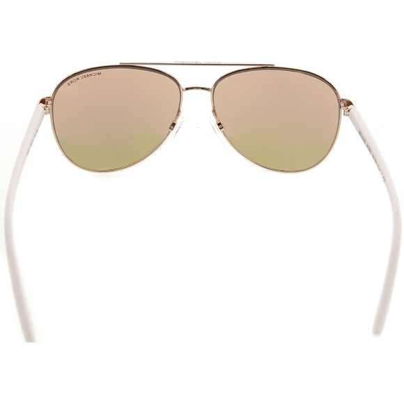 Michael Kors Rose-Gold Aviator Sunglasses - Picture 3 of 3